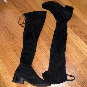 Over the Knee Black Boots